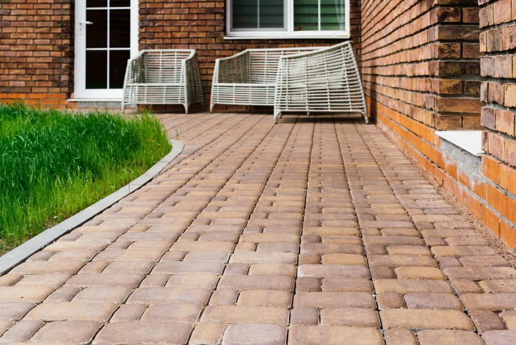 The durable and weather-resistant nature of the concrete blocks makes them an ideal choice for